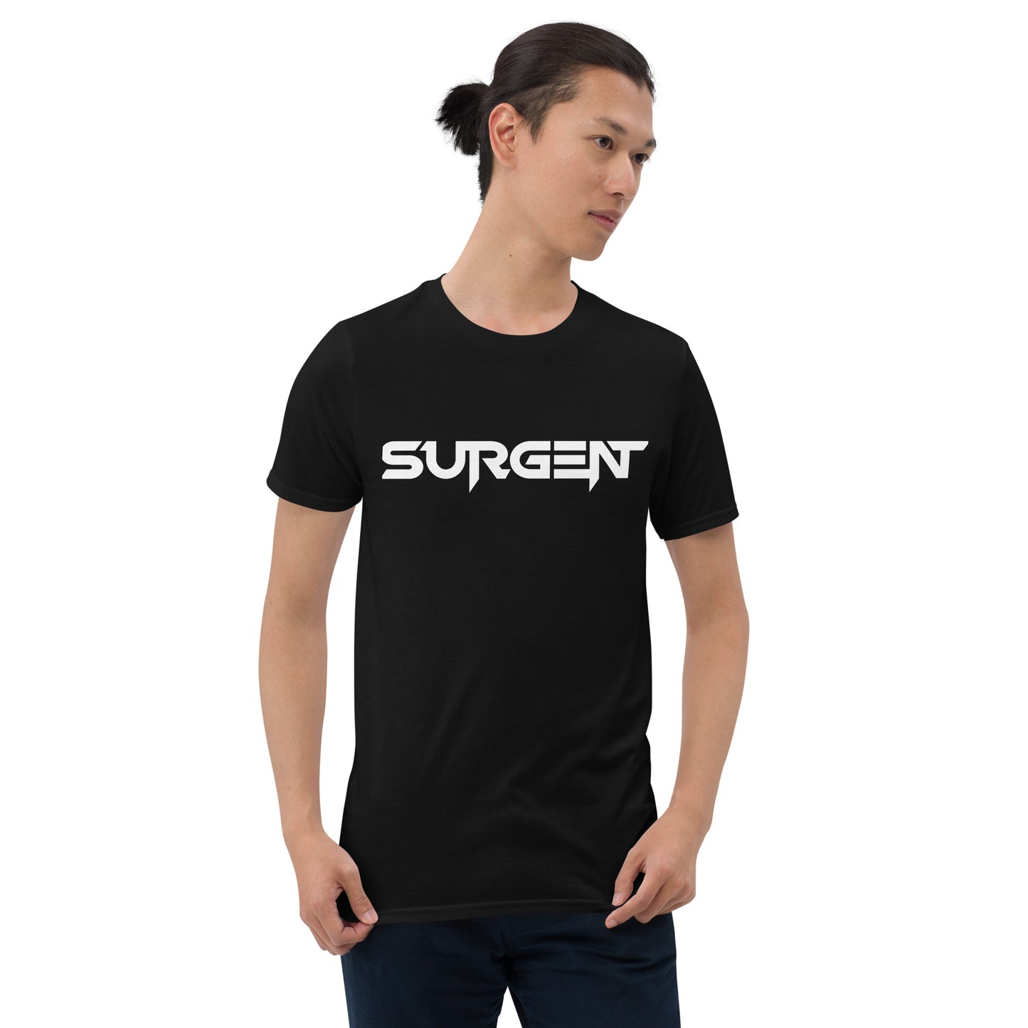 Surgent Logo White-on-Black T-Shirt